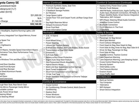 Certified 2025 Toyota Camry SE image 20