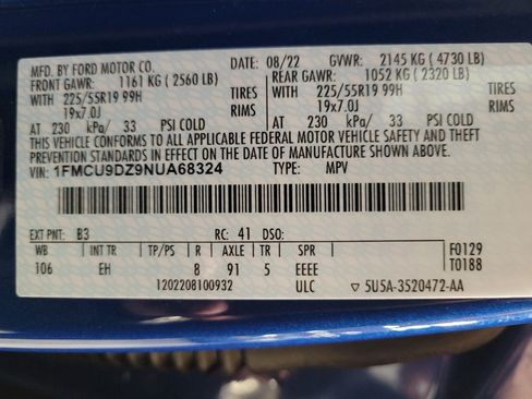 Used 2022 Ford Escape Titanium AWD/4WD image 33