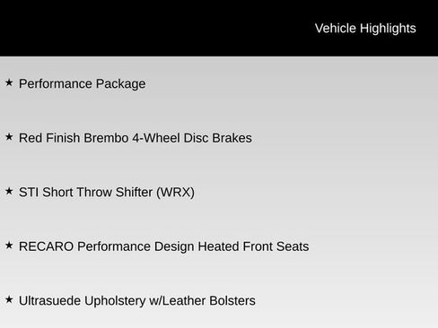 Used 2020 Subaru WRX Premium w/ Performance Package image 6