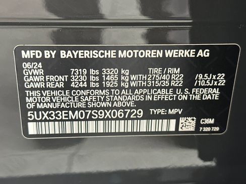 Certified 2025 BMW X7 M60i AWD/4WD image 20