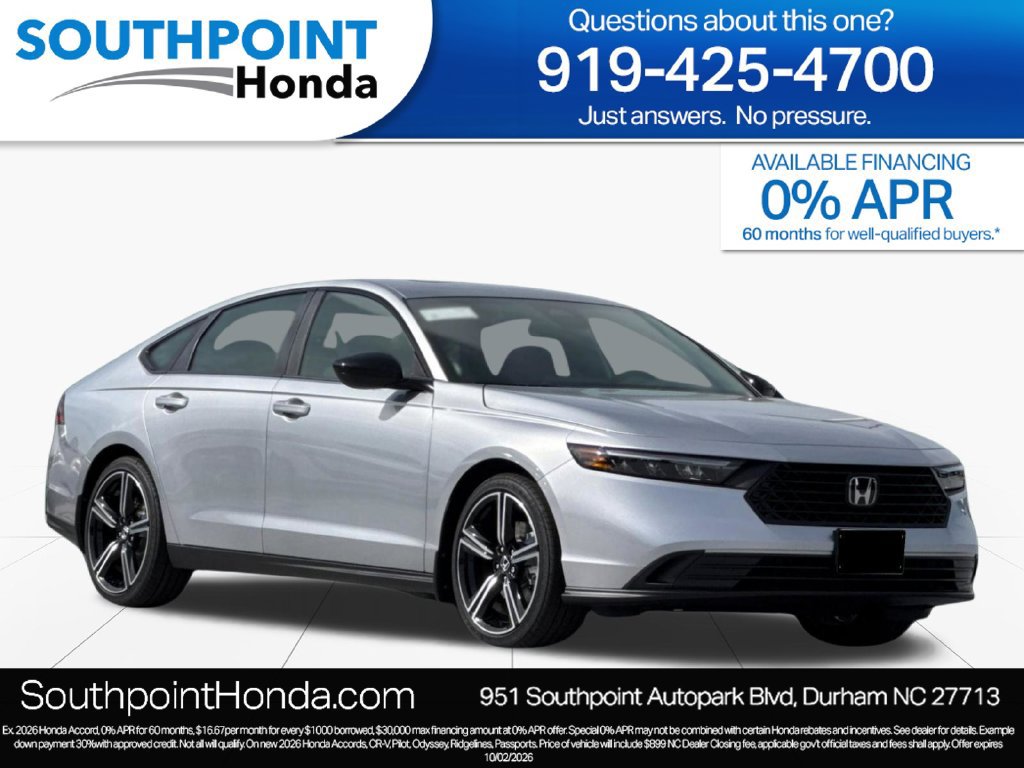 New 2026 Honda Accord Sport image 1