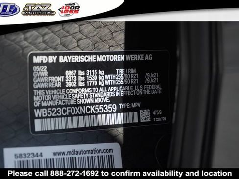 Used 2022 BMW iX xDrive50 w/ Sport Package AWD/4WD image 25