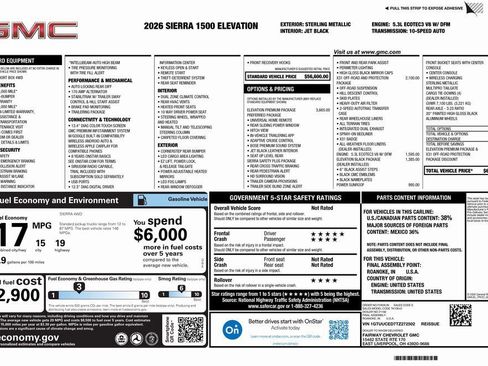 New 2026 GMC Sierra 1500 Elevation w/ Elevation Premium Package AWD/4WD image 4