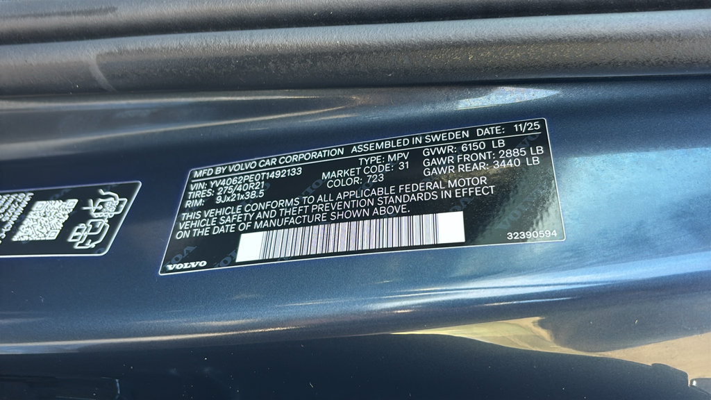 Certified 2026 Volvo XC90 B6 Plus AWD/4WD image 33