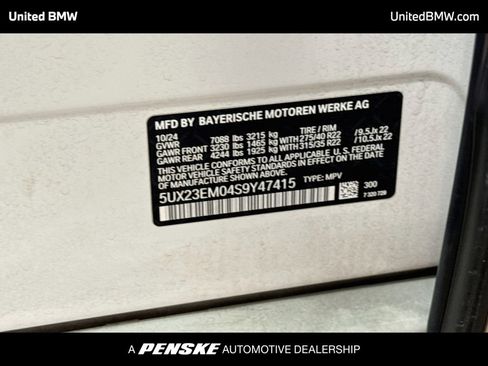 Used 2025 BMW X7 xDrive40i w/ Premium Package AWD/4WD image 23