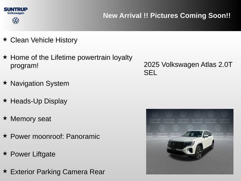 Used 2025 Volkswagen Atlas SEL AWD/4WD image 5