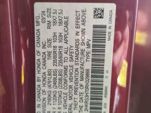 Certified 2024 Honda CR-V EX-L image 29