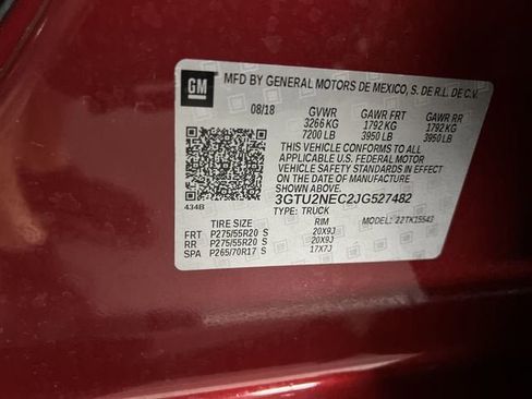 Certified 2018 GMC Sierra 1500 SLT AWD/4WD image 33