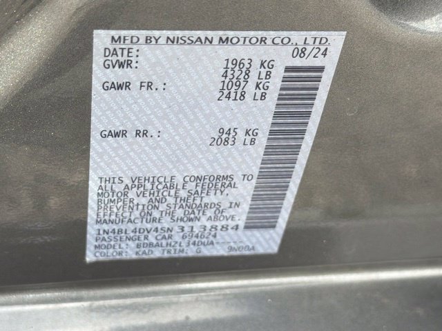 Used 2025 Nissan Altima 2.5 SV FWD image 24