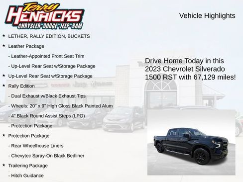 Used 2023 Chevrolet Silverado 1500 RST w/ Rally Edition AWD/4WD image 4