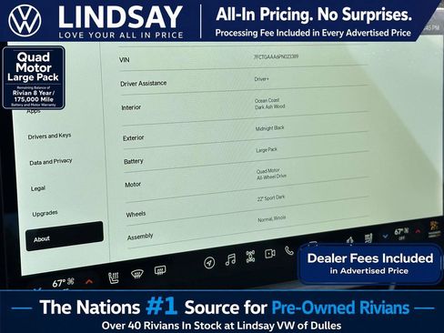 Used 2023 Rivian R1T Adventure AWD/4WD image 24