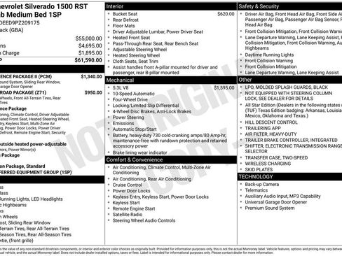 Certified 2023 Chevrolet Silverado 1500 RST w/ Convenience Package II AWD/4WD image 5