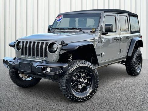 Used 2021 Jeep Wrangler Unlimited Sport w/ Technology Group AWD/4WD image 3
