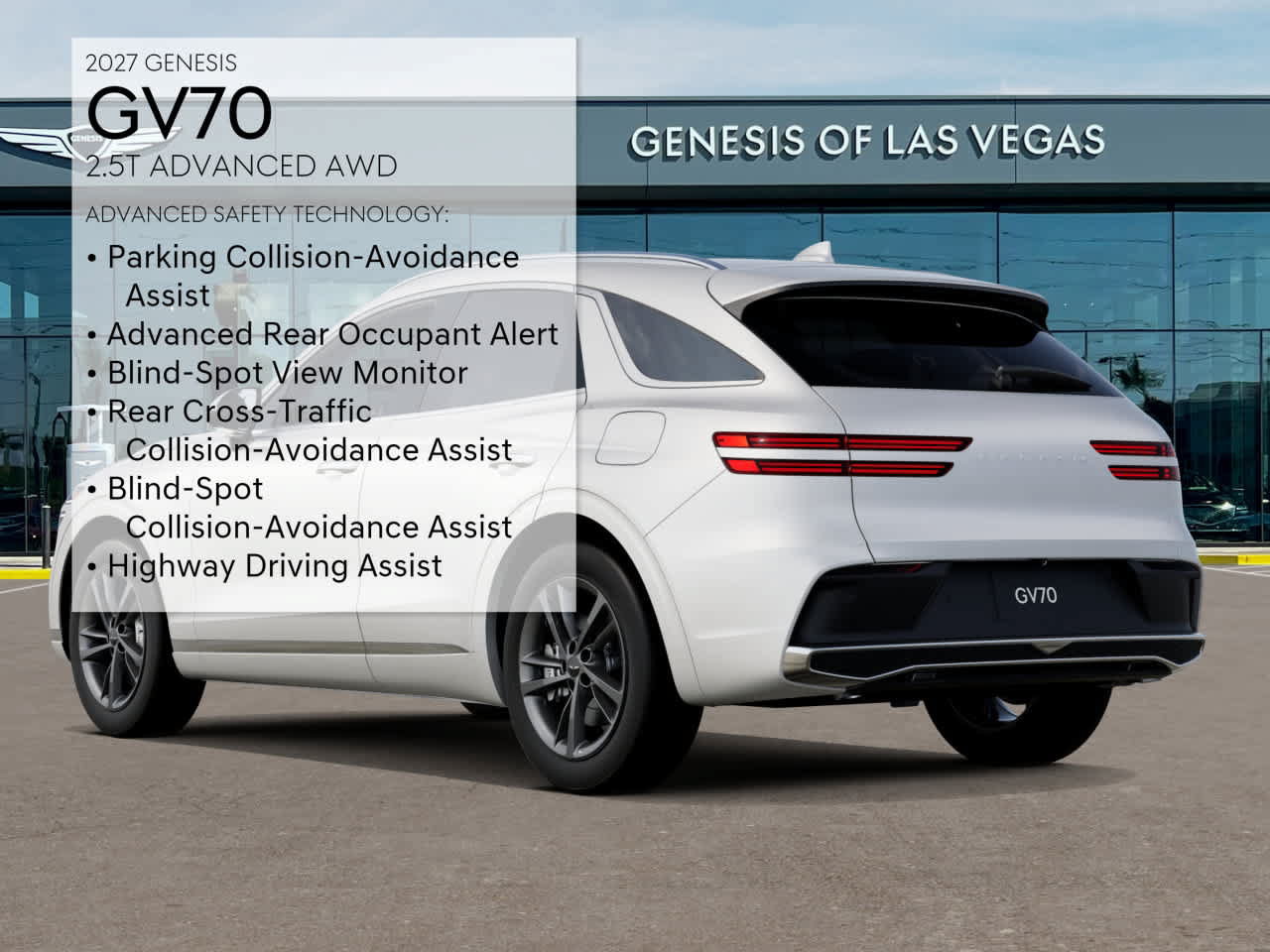 New 2027 Genesis GV70 2.5T Advanced AWD/4WD image 7