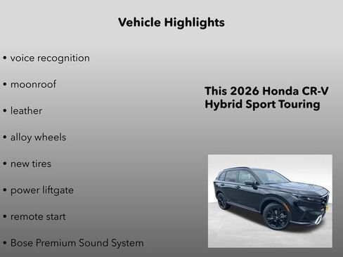 New 2026 Honda CR-V Sport Touring image 15