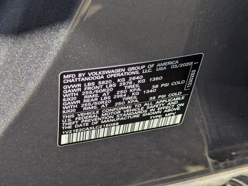 Used 2020 Volkswagen Atlas Cross Sport SE AWD/4WD image 37