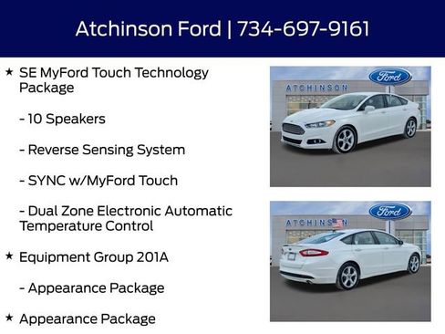 Used 2016 Ford Fusion SE image 8
