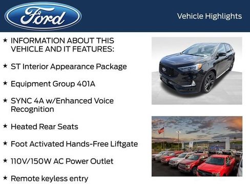 Used 2024 Ford Edge ST w/ Equipment Group 401A AWD/4WD image 4