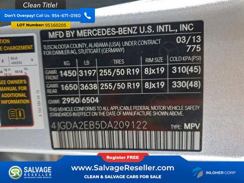 Used 2013 Mercedes-Benz ML 350 BlueTEC 4MATIC image 16