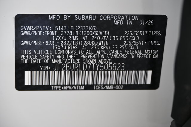 New 2026 Subaru Outback Wilderness AWD/4WD image 21
