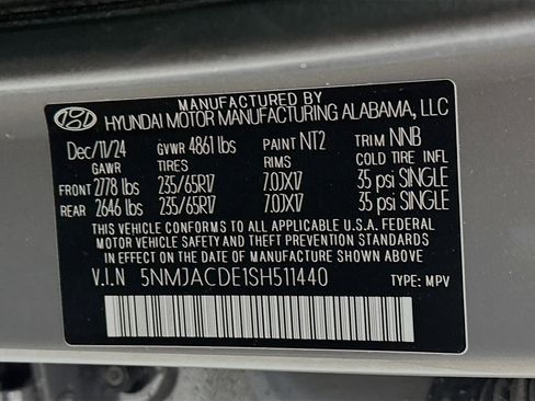 Certified 2025 Hyundai Tucson SE image 29