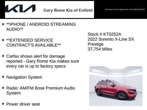 Used 2022 Kia Sorento SX Prestige AWD/4WD image 13
