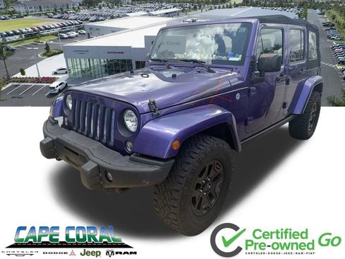 Used 2016 Jeep Wrangler Unlimited Sahara AWD/4WD image 1