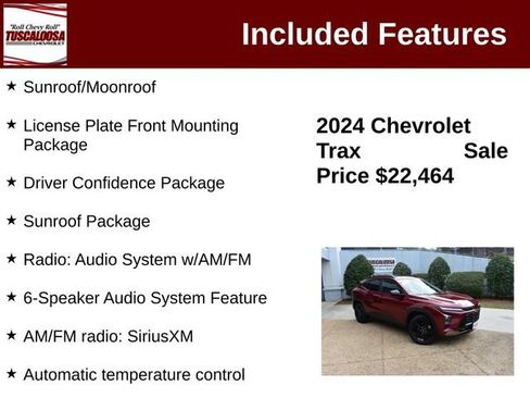 Used 2024 Chevrolet Trax ACTIV w/ Sunroof Package FWD image 12
