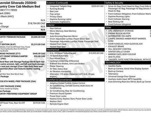 New 2026 Chevrolet Silverado 2500 High Country w/ High Country Premium Package AWD/4WD image 4