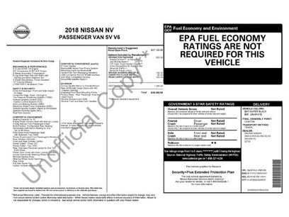 Used 2018 Nissan NV 3500 SV w/ Navigation Package