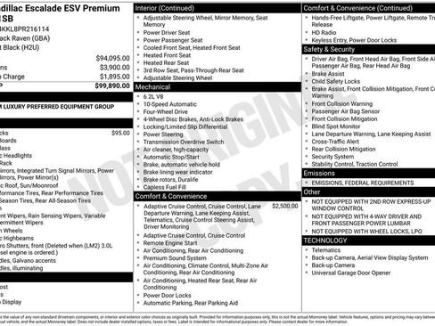 Used 2023 Cadillac Escalade ESV Premium Luxury image 7