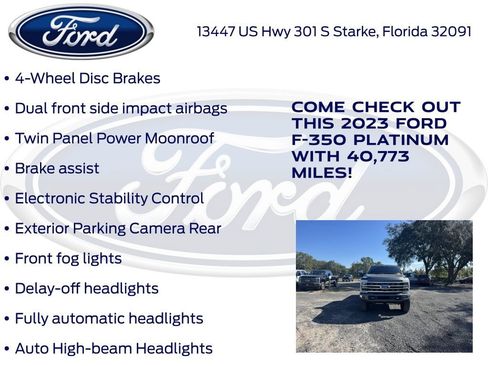 Certified 2023 Ford F350 Platinum w/ Tremor Off-Road Package image 17