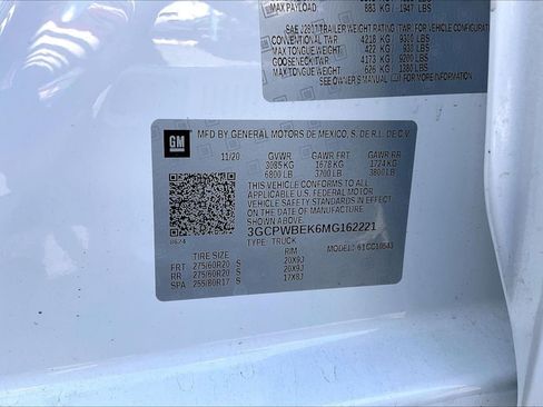 Used 2021 Chevrolet Silverado 1500 Custom RWD image 35