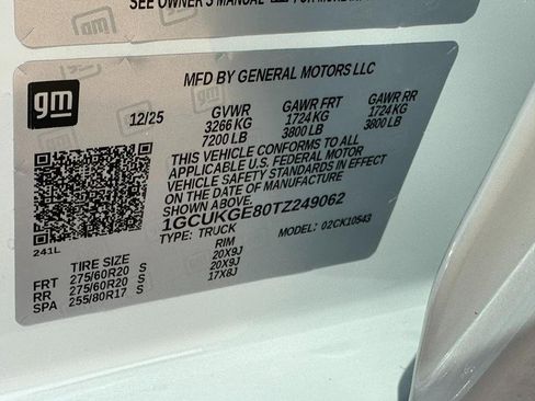 New 2026 Chevrolet Silverado 1500 LTZ w/ LTZ Premium Package image 19