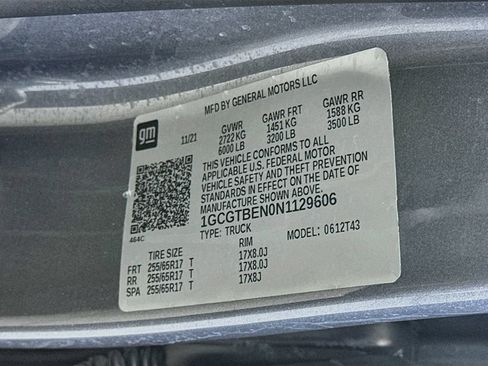 Used 2022 Chevrolet Colorado W/T w/ WT Convenience Package AWD/4WD image 36