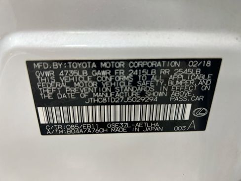 Used 2018 Lexus IS 300 AWD w/ Comfort Package image 29