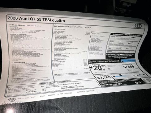 New 2026 Audi Q7 3.0T Premium Plus image 21