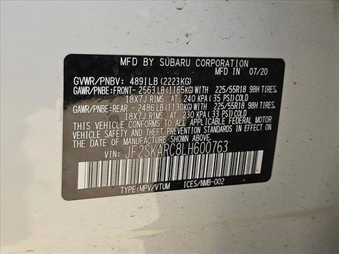 Used 2020 Subaru Forester Sport w/ Popular Package #2 AWD/4WD image 17