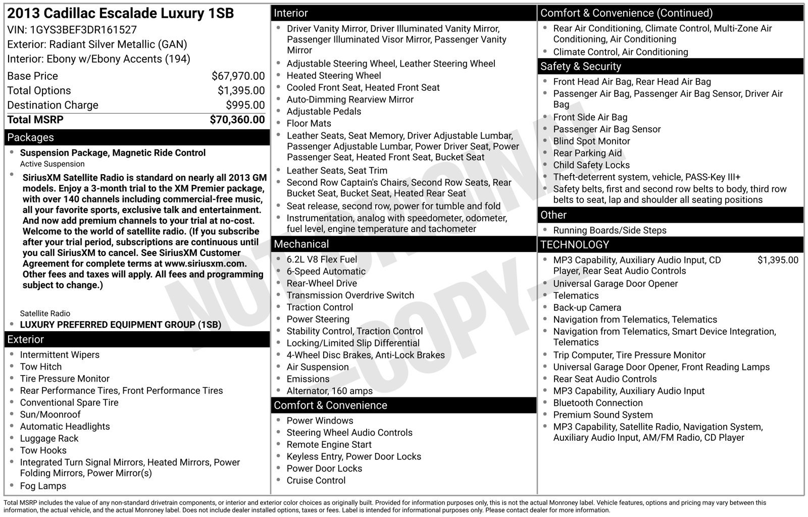 Used 2013 Cadillac Escalade Luxury RWD image 5