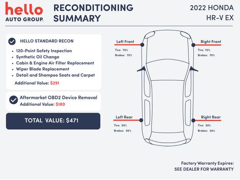 Used 2022 Honda HR-V EX image 3