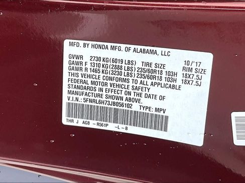 Used 2018 Honda Odyssey EX-L image 32