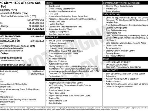 Used 2024 GMC Sierra 1500 AT4 w/ Technology Package AWD/4WD image 2