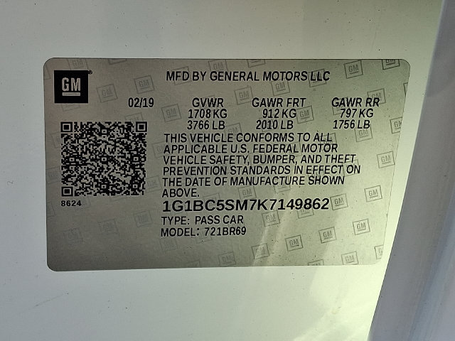 Used 2019 Chevrolet Cruze LS w/ LS Convenience Package FWD image 29
