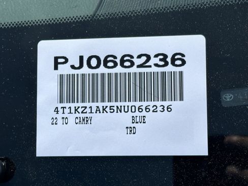 Used 2022 Toyota Camry TRD w/ TRD Package w/JBL Audio FWD image 54