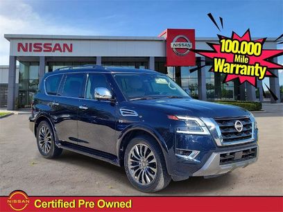 Certified 2022 Nissan Armada Platinum w/ Captain's Chairs Package