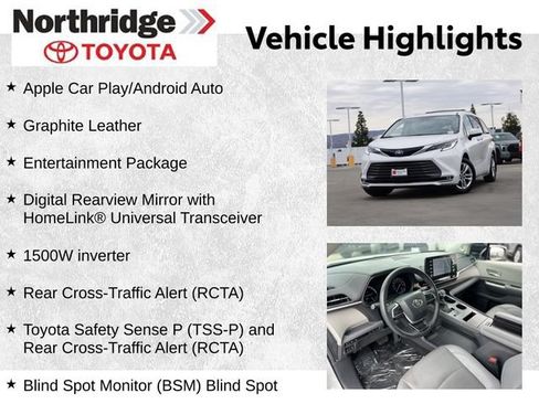 Used 2024 Toyota Sienna Limited AWD/4WD image 2