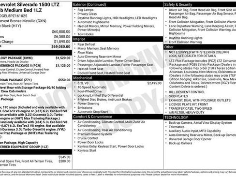 Certified 2023 Chevrolet Silverado 1500 LTZ w/ Technology Package AWD/4WD image 32