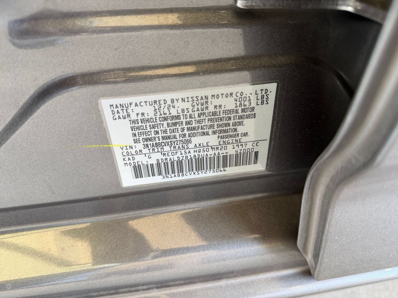 Used 2025 Nissan Sentra SV FWD image 27