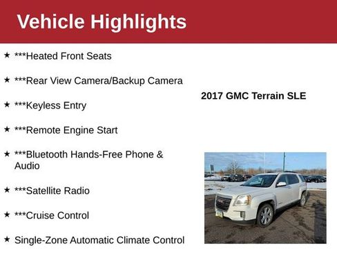 Used 2017 GMC Terrain SLE w/ Convenience Package image 3