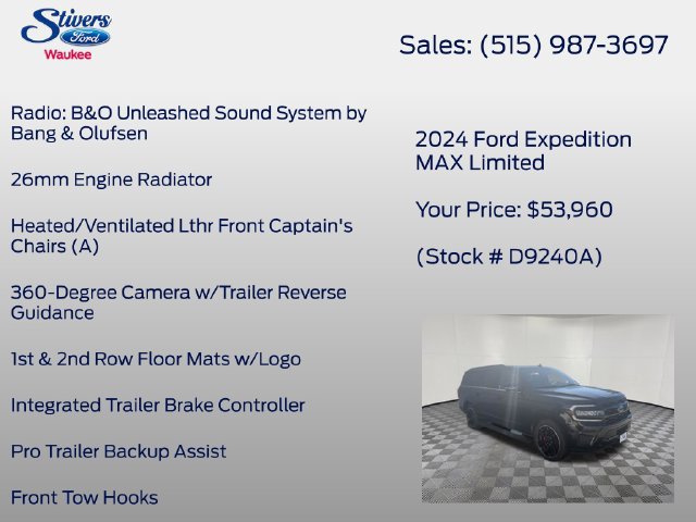 Used 2024 Ford Expedition Max Limited AWD/4WD image 31